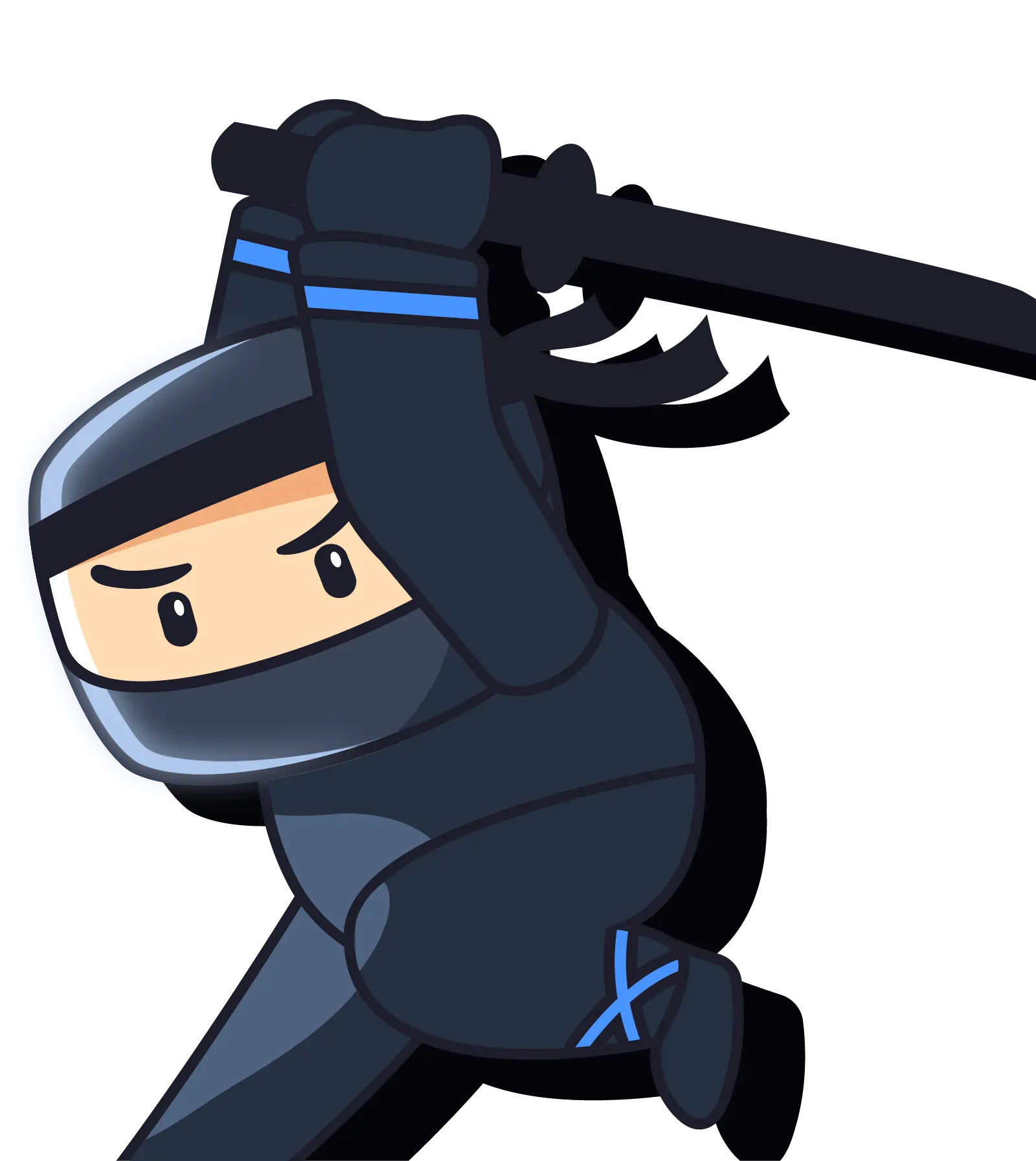 Workplace Ninjas UK Mascot Ninja Cartoon